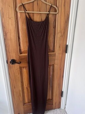 SKIMS X SWAROVSKI SLIP DRESS